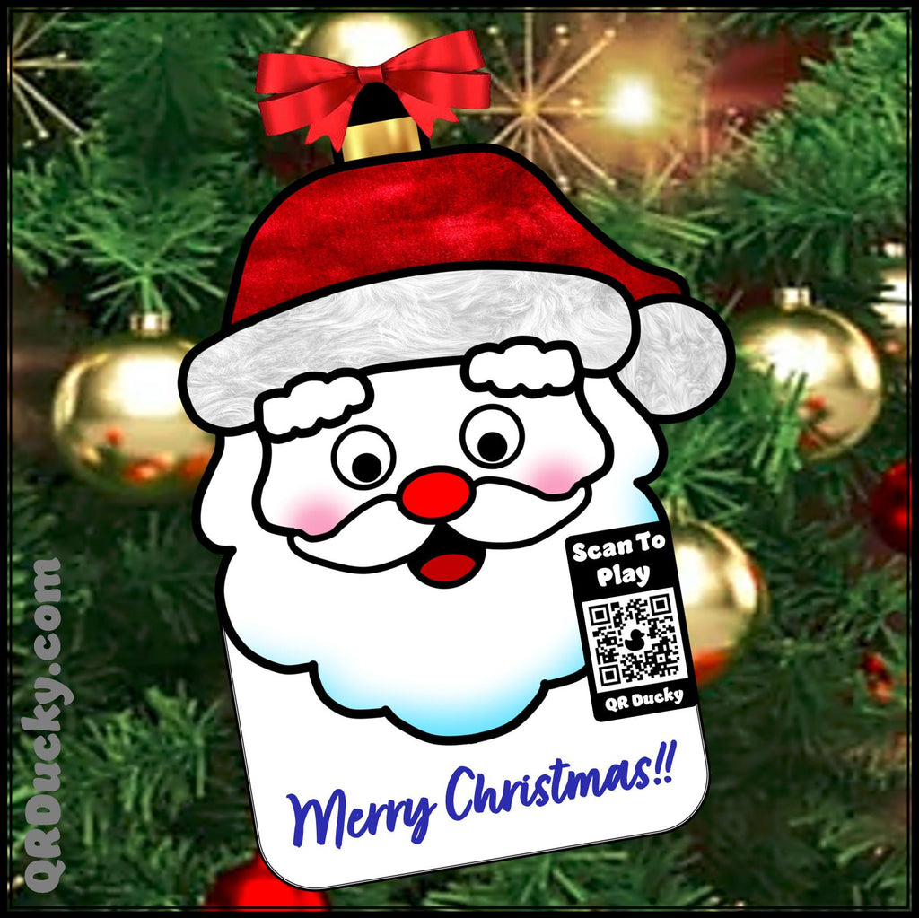 QR Ducky Chistmas Ornaments